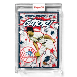 2022 Topps Project 70 Card 823 - Ron Guidry by Sket One -Free Shipping Always! - Picture 1 of 2