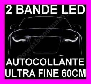 BANDE A LED SMD FEUX JOUR DIURNE FEU BLANC XENON FIAT FIORINO IDEA SEDICI PALIO - Picture 1 of 5