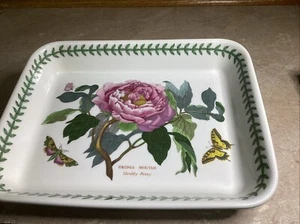 PORTMEIRION BOTANISCHER GARTEN 12''x10” - PFINGSTROSE KASSEROLLE BACKFORM - Bild 1 von 5