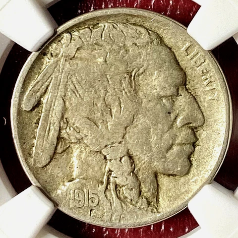NGC VF-30! 1915-D BUFFALO NICKEL Cover