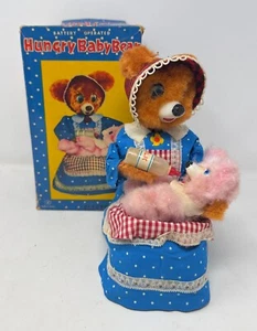 Vintage Yonezawa HUNGRY BABY BEAR 50er Jahre Japan funktioniert nicht - Bild 1 von 6