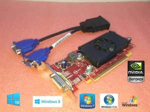 Dell Optiplex 380 390 780 790 980 990 SFF GeForce Dual Monitor Video Card G9438 - Picture 1 of 1