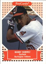 1991-92 ProCards Tomorrow's Heroes #62 Manny Ramirez 