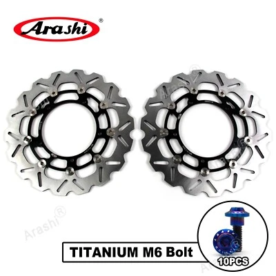 Front Brake Rotor and Bolts Fit Yamaha XVZ VENTURE ROYALE 1200 1984-1987 XVZ1200 — 第 1/4 张图片