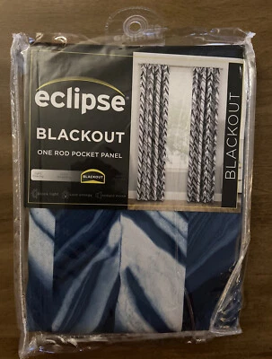 Eclipse Haley Blackout 1-Pocket Panel Curtain 37" w x  63" L - Image 1 of 2