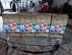 New 4 C9 Synchronized  Multi LED 25 Color Select 40 Functions  Christmas Lights  - Picture 1 of 9