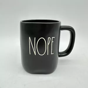 Rae Dunn Artisan Collection Kaffeebecher schwarz ""Nope"" von Magenta - Bild 1 von 6