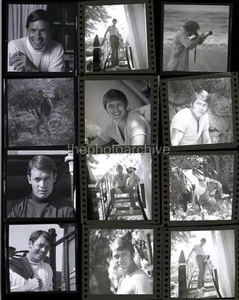 Superb CHAD EVERETT Embossed CONTACT SHEET 11x14 Photo By Harry Langdon 4b - Picture 1 of 1