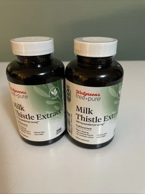 2x Extracto de cardo mariano puro sin Walgreens 1000 mg 200 quilates - 06/2027 Foto 1 de 2