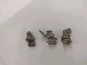 Citadel GW Dwarf Adventurer D4 Raven McDour the Manic D7 Villager Merchant - Imagen 1 de 2