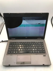 HP ProBook 6460b Intel Core i5 2nd Gen 14" Laptop-BROKEN DISPLAY/PARTS ONLY -MZ - Picture 1 of 9