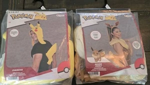 Pokemon EEVEE And PIKACHU Halloween Con Costume Accessory Kits Adult Size NEW!! - Picture 1 of 5