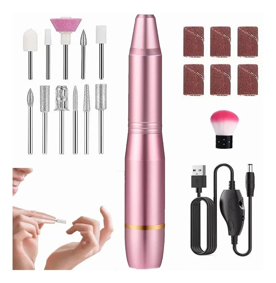 Nagelfräser Elektrische Nagelfeile Profi Set Pediküre Maniküre Nail Drill Art DE - Bild 1 von 4