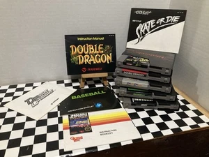 Vtg NES Game Lot Of 5 W/ Sleeve & Manual Working Condition  - Picture 1 of 22