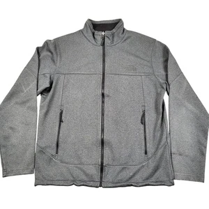 Chaqueta The North Face Para Hombres M WindWall Cremallera Completa Gris Ligero Polar - Imagen 1 de 12