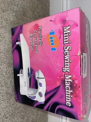 Mini Sewing Machine Gently Used All Accessories Included 2 Speed Control - Image 1 of 4