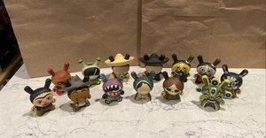 Lot of Azteca Series 2 (Dunny 2011) (13 Figures) Oscar Mar, Marka27, Dani Bravo - Picture 1 of 17
