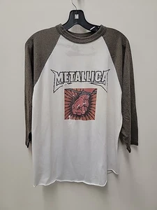 Y2K Metallica 3/4 Sleeve T-Shirt Medium ST. ANGER Album Tour Mens Large - Picture 1 of 15