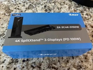 OREI 4K SplitXtend Docking Station Triple Display 100W DisplayLink SX-3C4K-D150W - Afbeelding 1 van 2