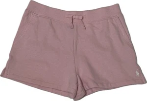 Polo Ralph Lauren Juniors Shorts Pink Fleece Sweat Little Pony Size XL (16) - Picture 1 of 5