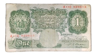 Bank Of England One Pound £1 Note. P. S. Beale - Picture 1 of 2