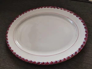 Vtg Vernon Kilns Monterey Oval Platter 13.5" - Picture 1 of 3
