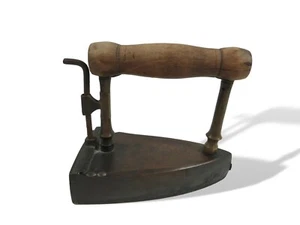 antigua plancha de carbón pequeña - antiguo hierro carbón - Imagen 1 de 6