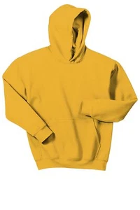 Gildan G185B Youth Long Sleeve Heavy Blend Hooded Sweatshirt With Pockets - Picture 1 of 21