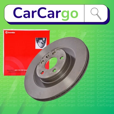 Par de discos de freno traseros ventilados Brembo para Volvo S90 T5 2016-2021 320 mm Foto 1 de 4