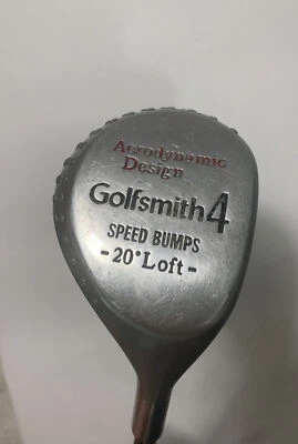 Golfsmith Golf club 4 Steel 20* LOFH Right H SPEED BUMPS Graphite  41” - Image 1 of 4