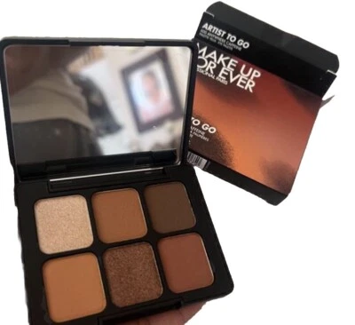 Make Up For Ever Anywhere Caffeine Mini Artist To Go Eye Palette New In Box - Image 1 of 3