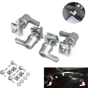 Kit de tuercas de bloqueo de palanca cromadas para Harley Davidson Touring modelos 1993-2022 - Imagen 1 de 11