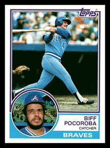 1983 Topps Biff Pocoroba  #676 Atlanta Braves NM-MINT