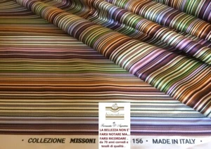 TESSUTO MISSONI A METRAGGIO  altezza cm. 140 ARREDAMENTO  TAPPEZZERIA ECC. - Picture 1 of 14