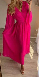 Zara Kleid pink, neu mit Etikett, Plissee, sehr apart, #Party, #sexy - Bild 1 von 7