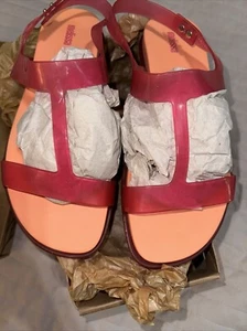 Melissa women Sandal ADORE Pink/orange 10 See Photo Worn Once $79 - Picture 1 of 3