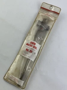 Bores expansivos de broca de madera vintage Irwin No.22 de 7/8"" a 3"" con bolsa - Imagen 1 de 11