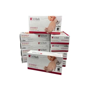 1000 XL TriMark Disposable Clear Powder-Free Vinyl General Purpose Glove Durable - Picture 1 of 1