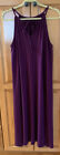NWT Eileen Fisher Blackberry Purple Fine Jersey Halter Neck Shift Dress $198 M