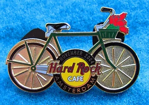 AMSTERDAM HOLLANDRAD SERIE GRÜN FAHRRAD NOV 2005 TULPEN Hard Rock Cafe PIN LE - Bild 1 von 1