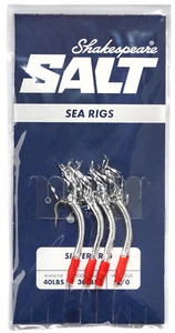 Shakespeare SALT Silvers Rig 2/0 Sea Fishing Saltwater Rigs Mackerel Cod 1550449 - Picture 1 of 1