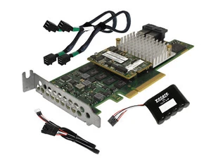 Fujitsu D3216-B33 GS3 EP420i 12Gb PCle x8 RAID Controller +BBU +2x SAS Kabel LP - Bild 1 von 7