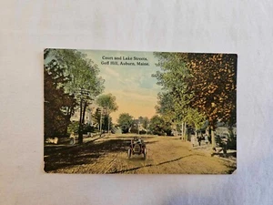 Court and Lake Streets, Goff Hill, Auburn, Maine Post Card - Imagen 1 de 2
