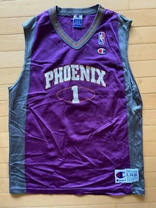 VTG #1 Champion Custom Levenson Phoenix Suns Basketball Jersey Youth Sz L 14-16 - Picture 1 of 3