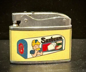 SUNBEAM BREAD, JAPANESE FLAT ADVERTISING LIGHTER - Picture 1 of 4