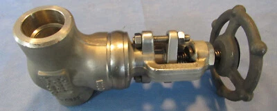 New BONNEY FORGE HL38L-NACE-LE Globe Valve 1" Class 800 Socket Weld Stainless - Image 1 of 4