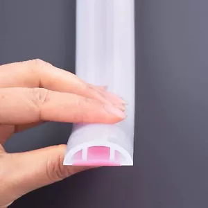 Bathroom Foldable Block water Stopper sealing strip shower threshold dam Self... - Picture 1 of 3
