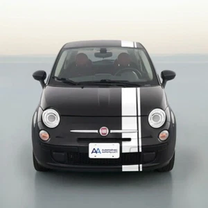 6" OFFSET VINYL RALLY STRIPES RACING STRIPE + BONUS INSTALL KIT For FIAT 500 - Picture 1 of 3