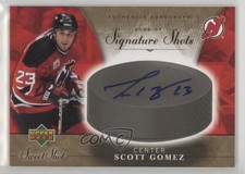 2006-07 Upper Deck Sweet Shot Signature Shots Scott Gomez #SS-GO Auto