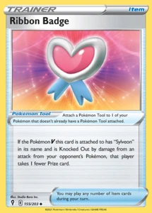 Pokémon TCG 4x Ribbon Badge 155/203 Evolving Skies Playset - Picture 1 of 1